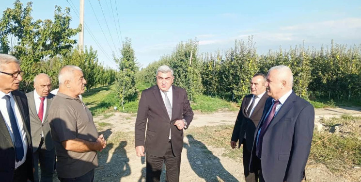 Quba rayonunda kənd təsərrüfatı subyektlərinə baxış keçirildi.